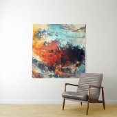 カラフル抽象芸術コンテンポラリーアートワーク タペストリー (インサイチュ)