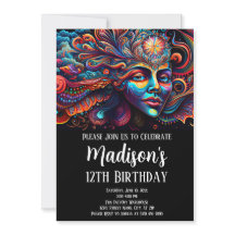 カラフル抽象芸術サイケデリック顔スピリット