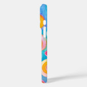 カラフル抽象芸術サークルアーモダンハッピーおもしろい Case-Mate iPhoneケース (裏面 / 左)