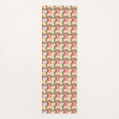 カラフル抽象芸術ジオメトリックピンホイール ヨガマット (正面)