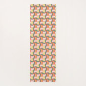 カラフル抽象芸術ジオメトリックピンホイール ヨガマット (裏面)