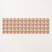 カラフル抽象芸術ジオメトリックピンホイール ヨガマット (正面(横))