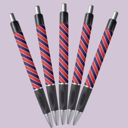 カラフル抽象芸術ストライプパターン ボールペン