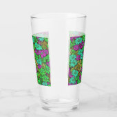 カラフル抽象芸術デイジー#27 タンブラーグラス (右)