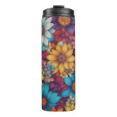 カラフル抽象芸術デイジー#46 - タンブラー (正面)