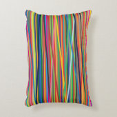 カラフル抽象芸術デザイン アクセントクッション (正面(垂直))