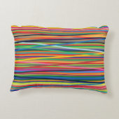 カラフル抽象芸術デザイン アクセントクッション (裏面)