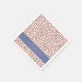 カラフル抽象芸術ドット卒業パーティカスタムー スタンダードカクテルナプキン (角)