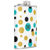 カラフル抽象芸術ドット フラスク (右)