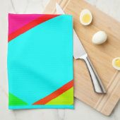 カラフル抽象芸術パターン キッチンタオル (四つ折り)