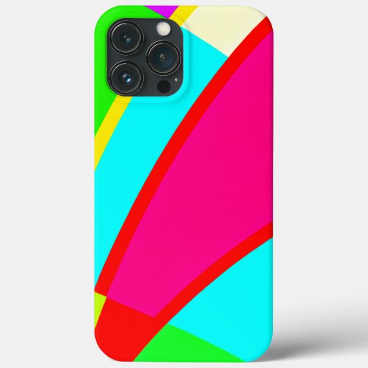 カラフル抽象芸術パターン Case-Mate iPhoneケース (裏面)