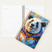 カラフル抽象芸術パンダ動物デザイン プランナー手帳 (ディスプレー)