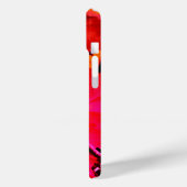 カラフル抽象芸術ピンク赤オレンジ色紅葉 Case-Mate iPhoneケース (裏面 / 左)