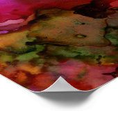 カラフル抽象芸術フォレストのポスター – 18インチx 24インチ ポスター (角)