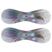 カラフル抽象芸術フラワーモダンフローラフラクタル ソフトボール (パネル)