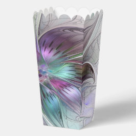 カラフル抽象芸術フラワーモダンフローラフラクタル フェイバーボックス