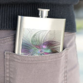 カラフル抽象芸術フラワーモダンフローラフラクタル フラスク (インサイチュ)