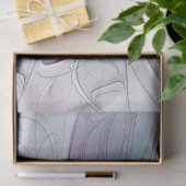 カラフル抽象芸術フラワーモダンフローラフラクタル 薄葉紙 (ギフト)