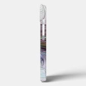 カラフル抽象芸術フラワーモダンフローラフラクタル Case-Mate iPhoneケース (裏面 / 左)