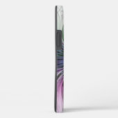 カラフル抽象芸術フラワーモダンフローラフラクタル Case-Mate iPhoneケース (裏面 / 右)