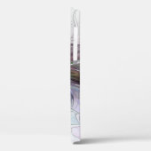 カラフル抽象芸術フラワーモダンフローラフラクタル Case-Mate iPhoneケース (裏面 / 左)