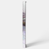 カラフル抽象芸術フラワーモダンフローラフラクタル SAMSUNG GALAXYケース (左側面)