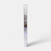 カラフル抽象芸術フラワーモダンフローラフラクタル SAMSUNG GALAXYケース (左側面)