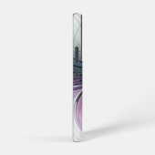 カラフル抽象芸術フラワーモダンフローラフラクタル SAMSUNG GALAXYケース (右側面)