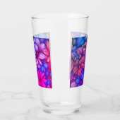 カラフル抽象芸術フローラ#43 タンブラーグラス (左)