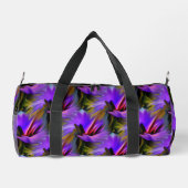 カラフル抽象芸術ブラシストロークパーソナライズされた ダッフルバッグ (裏面)