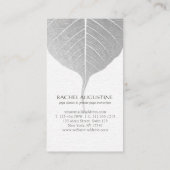 カラフル抽象芸術ブラシロゴ瞑想インストラクター 名刺 (裏面)