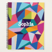 カラフル抽象芸術プランナー プランナー手帳 (正面)