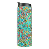 カラフル抽象芸術ペイズリーパターン タンブラー (回転右)