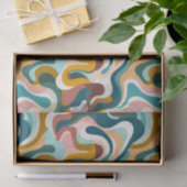 カラフル抽象芸術ボ渦巻形のホ形状パターン 薄葉紙 (ギフト)