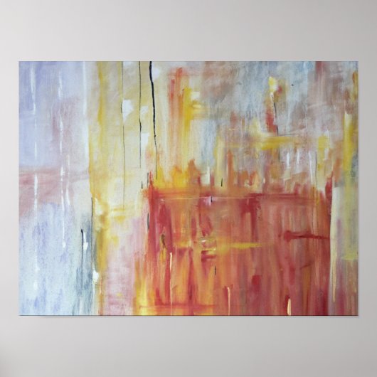 カラフル抽象芸術ポスター ポスター (正面)