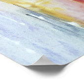 カラフル抽象芸術ポスター ポスター (角)