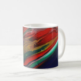 カラフル抽象芸術マグカップ コーヒーマグカップ
