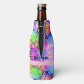 「カラフル抽象芸術モザイクステンドグラス」 ボトルクーラー (ボトル裏面)