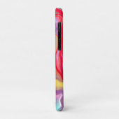 カラフル抽象芸術モダンデジタルアート大理石 Case-Mate iPhoneケース (裏面/左)