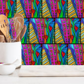 カラフル抽象芸術モダン芸術 タイル