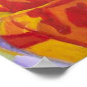 カラフル抽象芸術モデル ポスター (角)