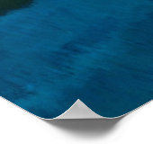 カラフル抽象芸術ラインアート ポスター (角)