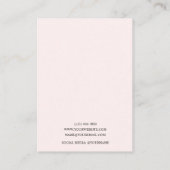 カラフル抽象芸術レインボージュエリーイヤリングディスプレイ 名刺 (裏面)