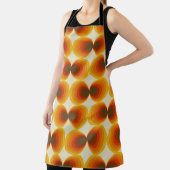 カラフル抽象芸術レトロ幾何学模様 エプロン (インサイチュ)