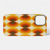 カラフル抽象芸術レトロ幾何学模様 iPhoneケース (裏面横)