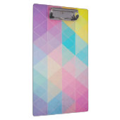 カラフル抽象芸術三角形の背景 クリップボード (右)