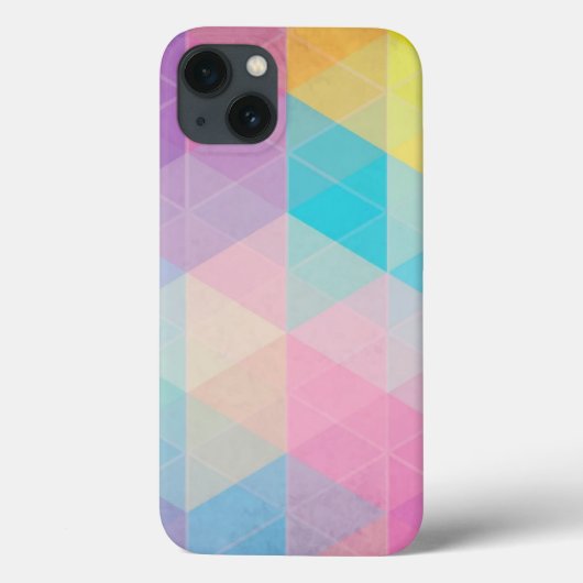 カラフル抽象芸術三角形の背景 Case-Mate iPhoneケース (裏面)