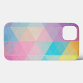 カラフル抽象芸術三角形の背景 Case-Mate iPhoneケース (裏面 (横))