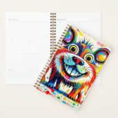 カラフル抽象芸術動物デザイン プランナー手帳 (ディスプレー)