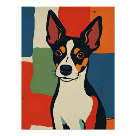 カラフル抽象芸術動物芸術ポスター ポスター